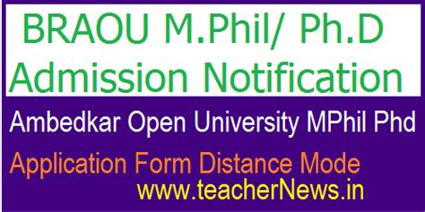 M.Phil in Distance Education (MPHILDE) .